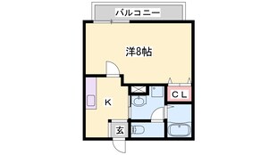 京口駅 徒歩3分 2階の物件間取画像